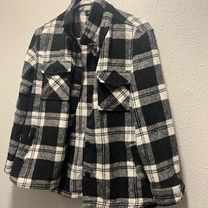 Xl Junior’s Flannel Shacket Member’s Mark